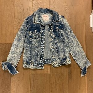 Mossimo- Acid wash denim jacket